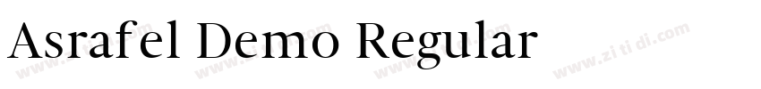 Asrafel Demo Regular字体转换 Asrafel Demo Regular字体转换